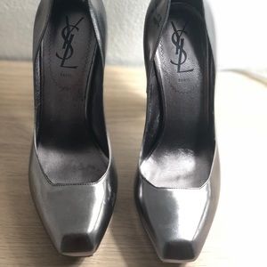 YSL mirror heeled stilettos